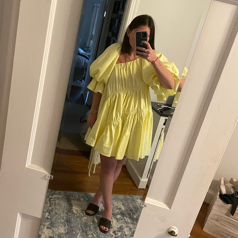 Aje Hushed Asymmetrical Dress